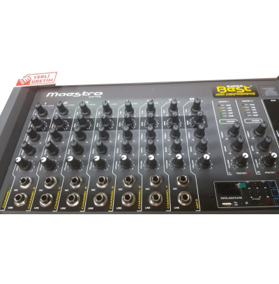 Best Maestro AN200SUT2 Amfi Mikser 8 Kanal 2X200W