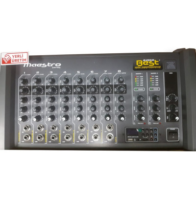 Best Maestro AN400SUT Amfi Mikser 8 Kanal 2X400W