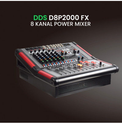 DDS D 8P2000 Fx 8 Kanal Power Mikser