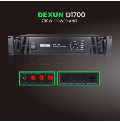 Dexun D 1700 Acil Anons Power Amfi