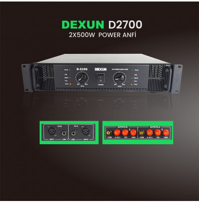 Dexun D 2700 Acil Anons Power Amfi