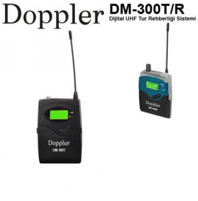 Doppler Dm300T/R Seyyar Tur  Rehberleri için Verici ve Alıcı