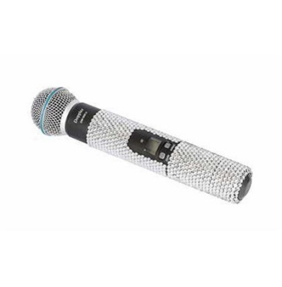 Doppler DM500 Yedek Kablosuz Telsiz Mikrofon Ünitesi (Gümüş taşlı)