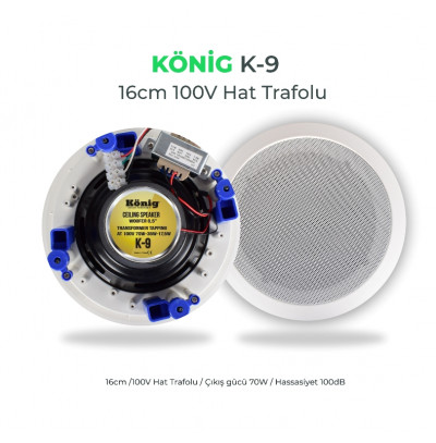 König K-9 Tavan Hoparlörü