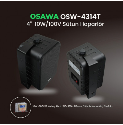 Osawa Osw-4314T Sütun Hoparlör Trafolu