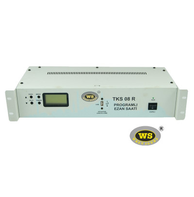 West Sound Tks 08 R Programlı Ezan Saati Rack Tipi 