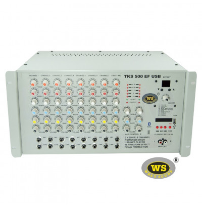 West Sound Tks 500 Ef USB Amfi Mikser 8 Kanal 2X250W 