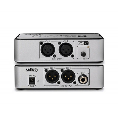 DMK Miktek PS2 İki-Kanallı 48 V Phantom Power - Prosesör / Sinyal İşlemcileri